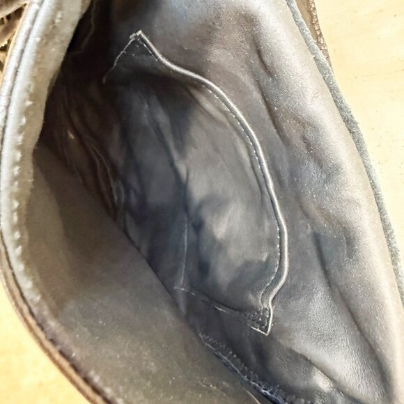 Genuine Leather Boho/Texas Chic Crossbody w/Fringe & Beads by FREEDOM Leathers - Picture 7 of 16